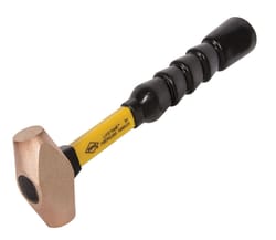 Nupla 1.5 lb Brass Sledge Hammer 12 in. Fiberglass Handle