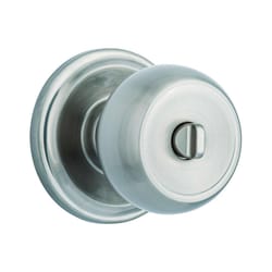 Brinks Push Pull Rotate Stafford Satin Nickel Single Cylinder Lock KW1 1.75 in.