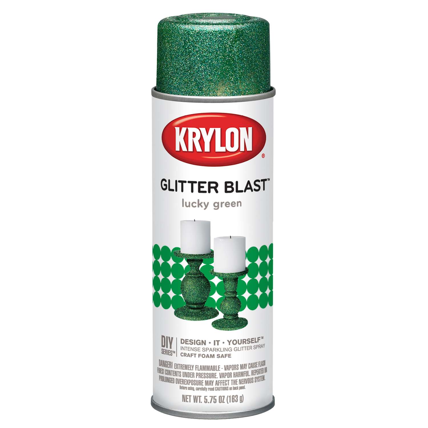 Krylon Lucky Green Glitter Blast Spray Paint 5.75 oz. - Ace Hardware