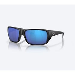 Costa Tailfin Black Frame Blue Lens Polarized Sunglasses