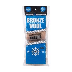 Rhodes American 3 Grade Coarse Bronze Wool Pads 3 pk