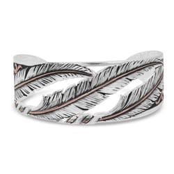 Montana Silversmiths Women's Wind Dancer Cuff Silver Bracelet Brass Water Resistant One Size Fits Mo