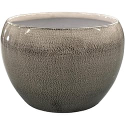 Robert Allen 3 in. D Steel Petite Braeburn Planter Dusted Pearl