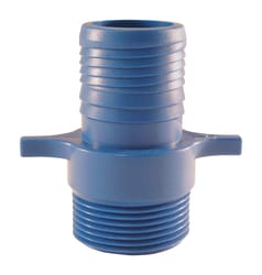 Apollo Blue Twister 1 in. Insert in to X 1 in. D MPT Acetal Male Adapter