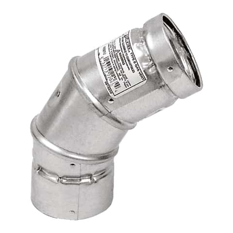 Selkirk Pellet Stove Pipe, L-Vent, 4 x 60-in.