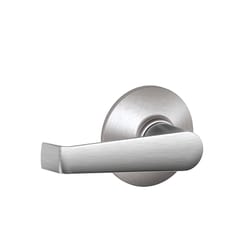 Schlage F Series Elan Satin Chrome Passage Lever 1-3/4 in.