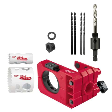 Milwaukee Hole Dozer Bi-Metal Door Lock Installation Kit 10 pc - Ace  Hardware