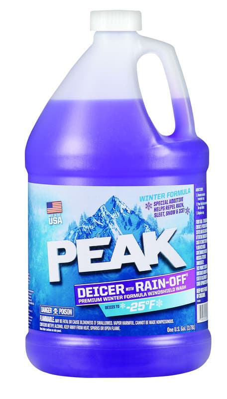 Peak Rain-Off Windshield Cleaner/De-Icer Liquid 1 gal.