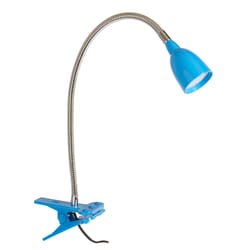 Newhouse Lighting 22 in. Blue Clamp Lamp