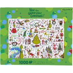 Aquarius Grinch Christmas Jigsaw Puzzle Multicolored 1000 pc