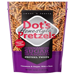 Dot's Homestyle Cinnamon Sugar Pretzels 16 oz Bagged