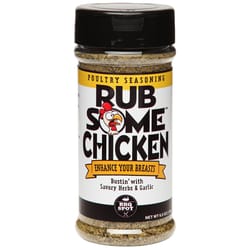 Rub Some Chicken Savory Herbs & Garlic Seasoning Rub 6 oz