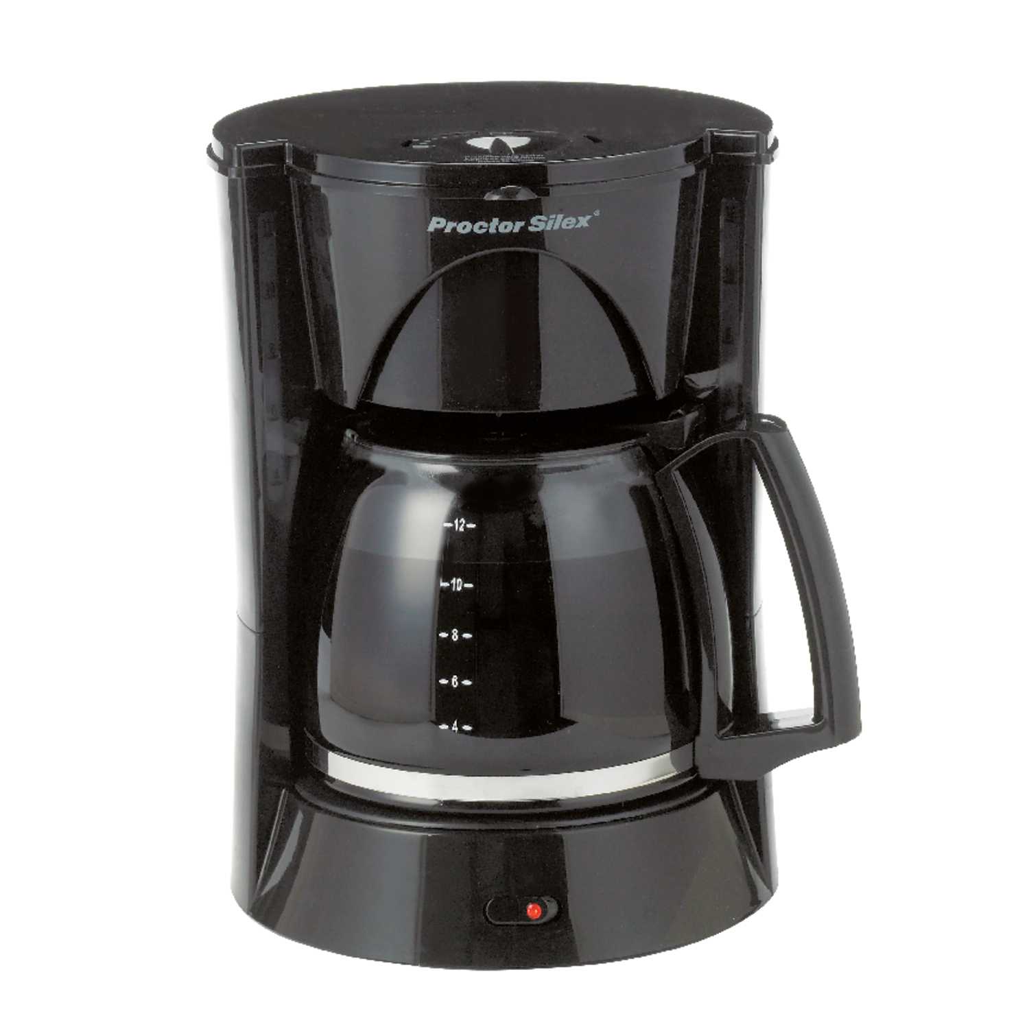 Proctor Silex 12 cups Black Coffee  Maker  Ace  Hardware 