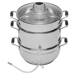 VKP Brands Kitchen Crop Wide Mouth Steam Juicer 8 qt 1 pk Silver