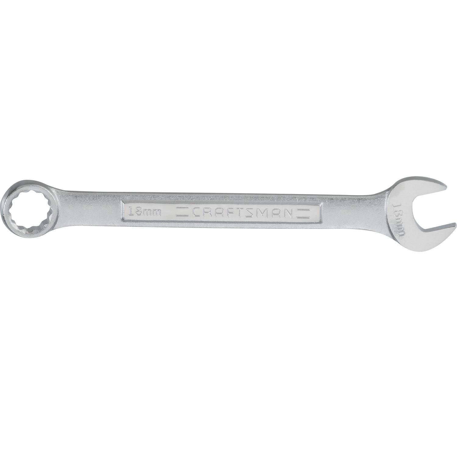 Craftsman 18mm Metric Combination Wrench - 12 Point, 8.8 in. Length