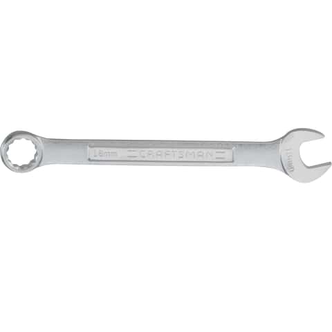 Craftsman 18mm Metric Combination Wrench - 12 Point, 8.8 in. Length