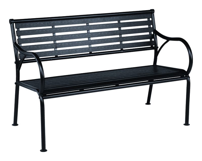UPC 843518064450 product image for Living Accents Polywood Slat Park Bench | upcitemdb.com