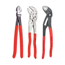 Knipex 3 pc Steel Pliers Set 10 in. L