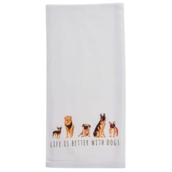 Karma Multicolored Cotton Dog Tea Towel 1 pk