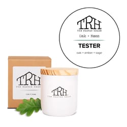 The Rustic House Not for Resale White Oak/Moss Scent Tester Candle 8 oz