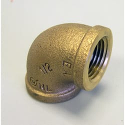 Campbell 1-1/4 in. FPT X 1-1/4 in. D FPT Red Brass Elbow