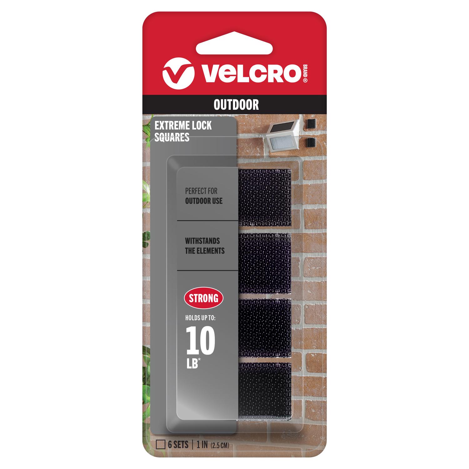 VELCRO Brand Small Nylon Hook and Loop Fastener 1 in. L 6 pk Mfr# VEL ...