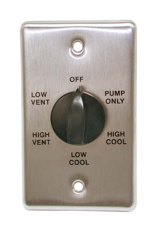 Dial Black Metal Evaporative Cooler Wall Switch Ace Hardware