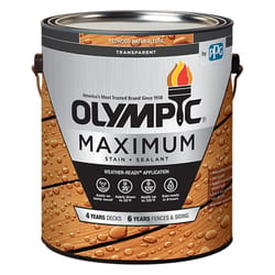 Olympic Maximum Transparent Redwood Natural Tone Oil-Based Stain and Sealer 1 gal