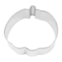 R&M International Corp 3 in. W X 3 in. L Tick or Treat Pumpkin Cookie Cutter Silver 1 pc