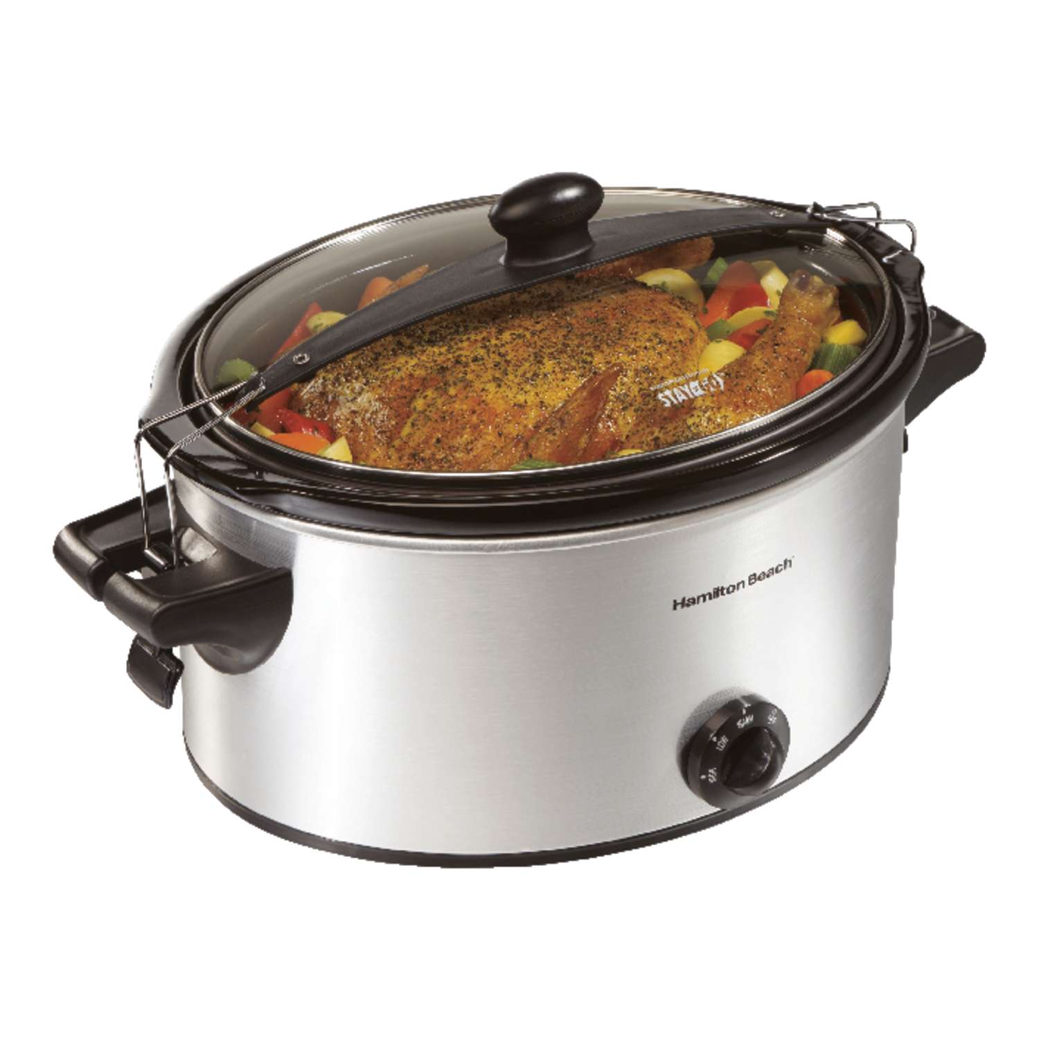 Hamilton Beach 6 qt Silver Stainless Steel Slow Cooker Ace Hardware