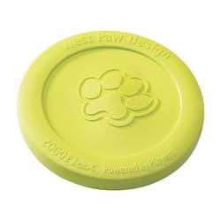 West Paw Zogoflex Green Zisc Disc Plastic Frisbee Small 1 pk