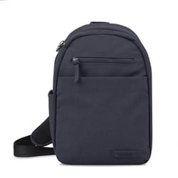 Travelon Metro Navy Sling Backpack 17 in. H X 11 in. W