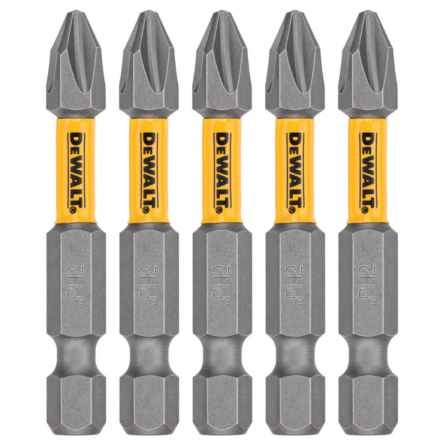 DeWalt Max Fit Phillips #2 X 2 in. L Screwdriver Bit Set Steel 5 pk