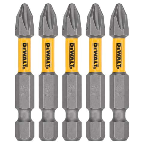 DeWalt Max Fit Phillips #1 X 2 in. L Screwdriver Bit Set Steel 2 pk