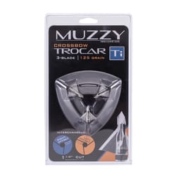 Muzzy Trocar TI Gray Steel Broadheads 5.5 in.