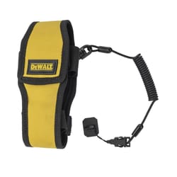 DeWalt Polyester/Steel Mobile Phone Holder With Lanyard 2.95 in. W 2 lb. cap. Black/Yellow 1 pc