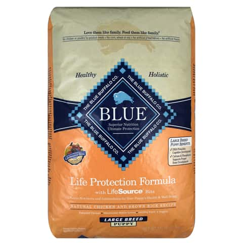 Blue buffalo large breed outlet puppy food 30 lb