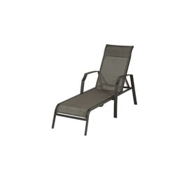 Living Accents Icarus Black Aluminum Frame Sling Chaise Lounge