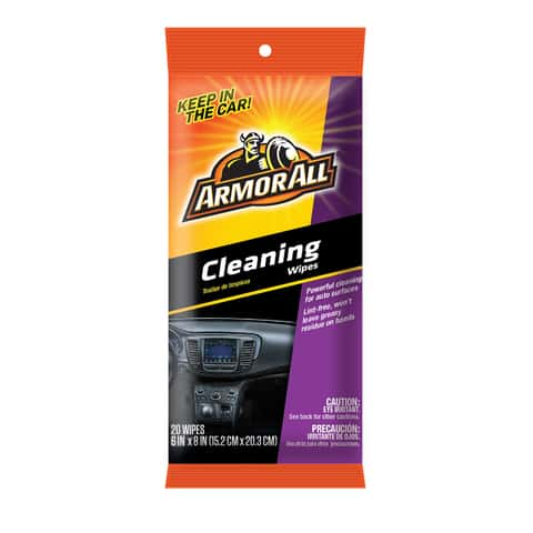 New Armor All Cleaning Wipes 20ct Each For Auto Surfaces 3-Pack