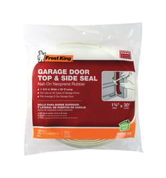 Frost King White Vinyl Weather Seal For Garage Doors 30 ft. L X 1.75 in.