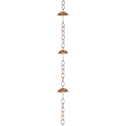 Good Directions Umbrella Rain Chain Bracket 6 in. W X 102 in. L