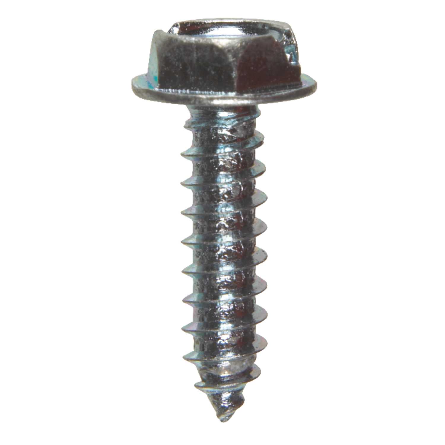 Hillman No 10 X 34 In L Slotted Hex Washer Head Zinc Plated Steel Sheet Metal Screws 100 