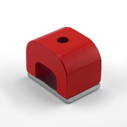 Magnet Source 1.18 in. L X .78 in. W Red Horseshoe Magnet 13 lb. pull 1 pc