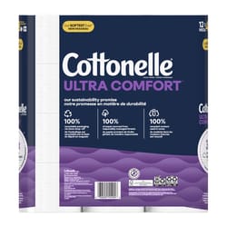 Cottonelle Ultra ComfortCare Toilet Paper 12 Rolls 244 sheet 4 in.