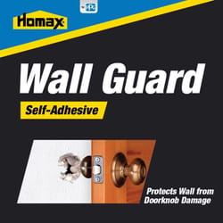 Homax 5 in. W X 5 in. L Plastic White Wall Protector Mounts to wall 5 in.