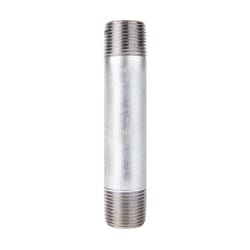 STZ Industries 1/8 in. MIP each Galvanized Steel 4 in. L Nipple