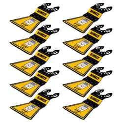 DeWalt 2-1/8 in. Bi-Metal 3-Sided Oscillating Blade 10 pc