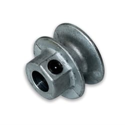 Chicago Die Cast 1-1/2 in. D X 1/2 in. D Zinc Single V-Grooved Pulley