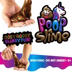 Novelty Inc Kipp Brothers Unicorn Poop Emoji Slime 1 pk