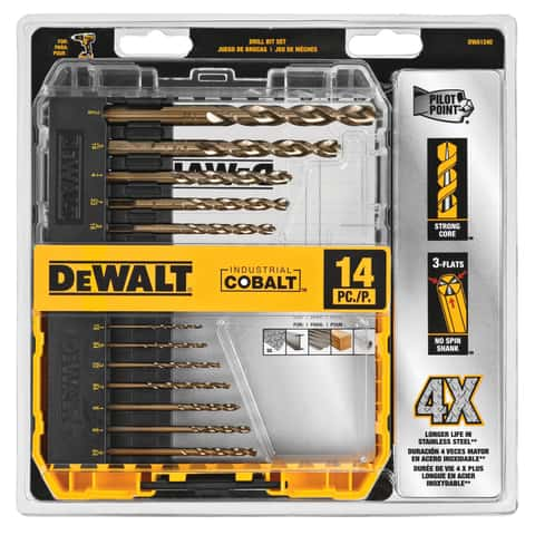 DeWalt Industrial Cobalt Drill Bit Set 14 pc Ace Hardware